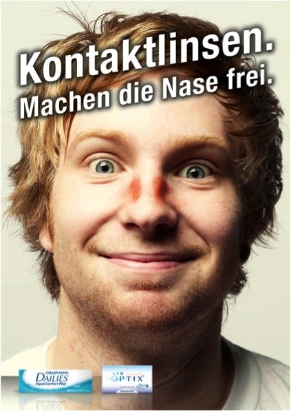 Kontaktlinsen vs. Brille 2