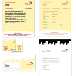 Konzeption und Design für einen fiktiven Kulturreiseveranstalter (Diplomarbeit): Komplette Geschäftstausstattung