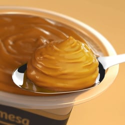 Verpackungsrendering für Pudding