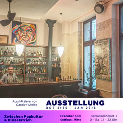 Ausstellung in Cottbus, carographic, Pop Art Kunst der Malerei von Carolyn Mielke