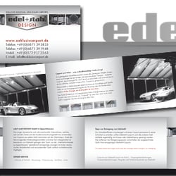 Corporate Design für „edel+stahl Design“