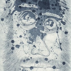 Kopfschuß (Radierung 20×30cm)