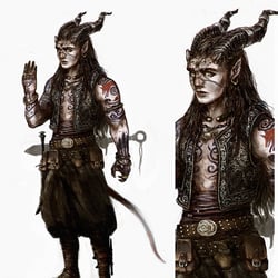 Pathfinder, Tiefling, Adobe Photoshop