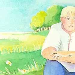 Kinderbuch Illustration (Technik: Aquarell)