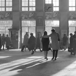 Paris Gare du Nord, 1975