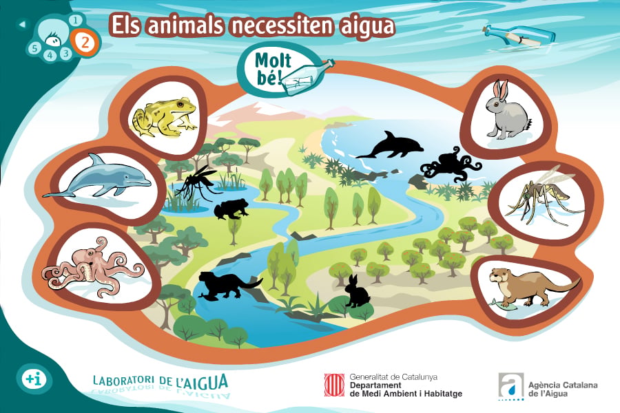 didaktische Onlinespiele für Kinder: Wasserlabor