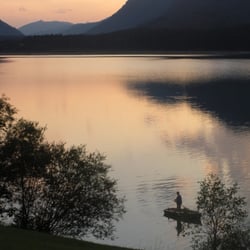 Fischer am Sylvensteinsee
