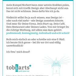 Flyer, Rückseite