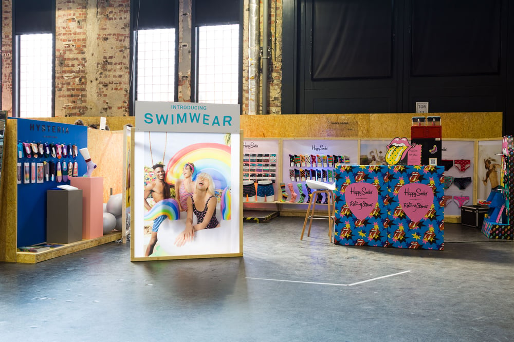 Happy Socks Messestand Seek&Bright