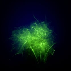 Laserbild „Photonic Nebula I“
