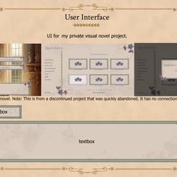 UI – Für einen verworfenen Visual Novel