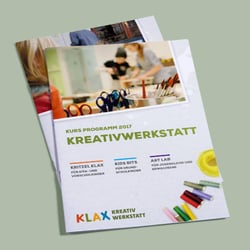 Klax Kreativwerkstatt Broschüren