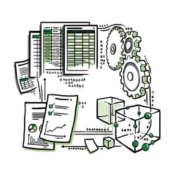 Illustration für eine Präsentation