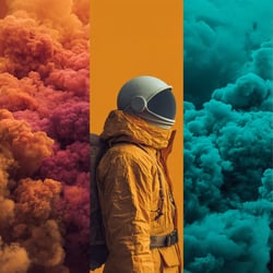 AI-Generated Key Visual for Digital Campaigns