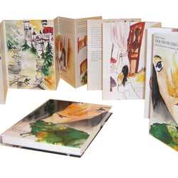 Leporello mit Schuber zu Brüder Grimm-Der Froschkönig