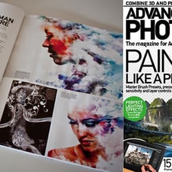 5 page interview—Advanced Photoshop Magazine Imagine Publishing