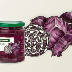 Verena-Faeth Bio-Company Illustration Rotkohl