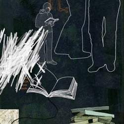 student und buch