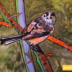 Septembird 23 – Tag 12 – Vogel:Long-tailed Tit.