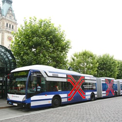 Gestaltung eines XXL-Bus für die Hamburger Hochbahn AG
