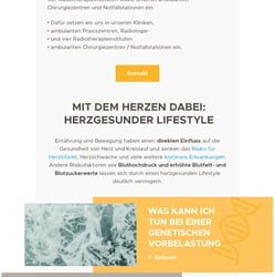 Webdesign – Hirslanden