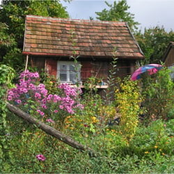 Schrebergartenidylle am Neckarhaldenweg