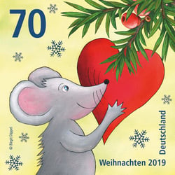 „Frohe Weihnachten“ Briefmarke