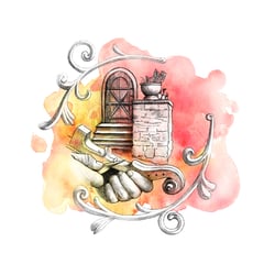 Mittelalter und Handwerk – Illustration Stadtführung Salzburg