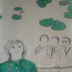 Wallis Bird in der Pressekonferenz