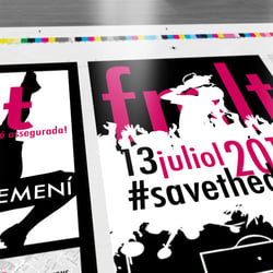 Event flyer designs for FMLT Sport Events, 2013