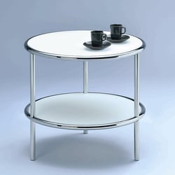 d tec ufo 54 beistelltisch chrom wei