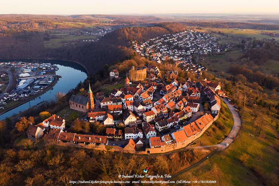 Luftaufnahmen von Dilsberg