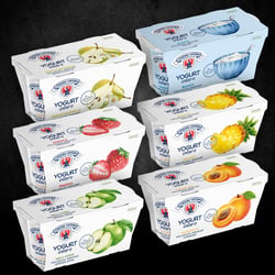 Vollmilchjoghurt 125 g im 2er Cluster – Becher, Platine und Cluster