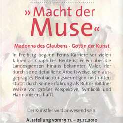Gallery of Southern Art – Horst Fenn Ausstellungsflyer