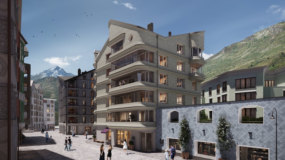 Außenvisualisierung: Haus Gilda, Andermatt