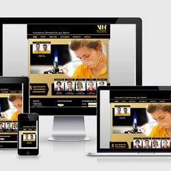 Responsive Webdesign  / Zahntechnik Vill & Hapke