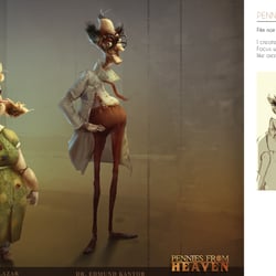 Stop motion character designs