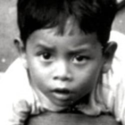 Looking Up – Boy – Cham Minority – Mekong Delta – South Vietnam