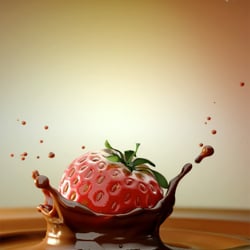 Erdbeere Splash