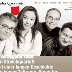 Hába Quartett / Webpräsenz des Hába-Quartetts