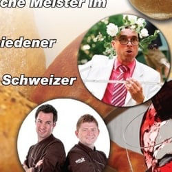 Rückseite eines Bäckerei Flyers