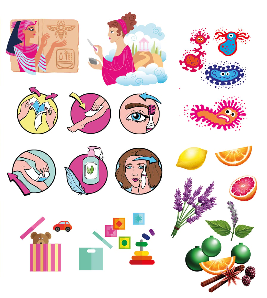 Illustrierte Infografiken_Reckitt Benckiser