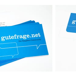 gutefrage.net // CD ohne Logo, Geschäftsausstattung, div. Werbemittel, Karten, Anzeigen, Website, online Werbemittel, TV