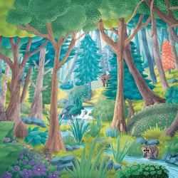 Puzzle Illustration – Wald