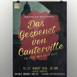 Plakat für das Gerhart Hauptmann-Theater Görlitz-Zittau (GHT)