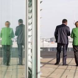 Politik I Der luxemburgischen Premierminister Xavier Bettel besucht Bundeskanzlerin Angela Merkel
