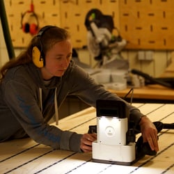 Fahrradcamper: Handwerkliche Umsetzung des Prototypen