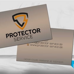 Visitenkartendesign Protector
