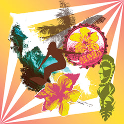 Endless Pattern für Aloha Lemonade Werbeartikel