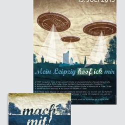 Global Space Odyssey 2013: Gestaltung diverser Werbemittel